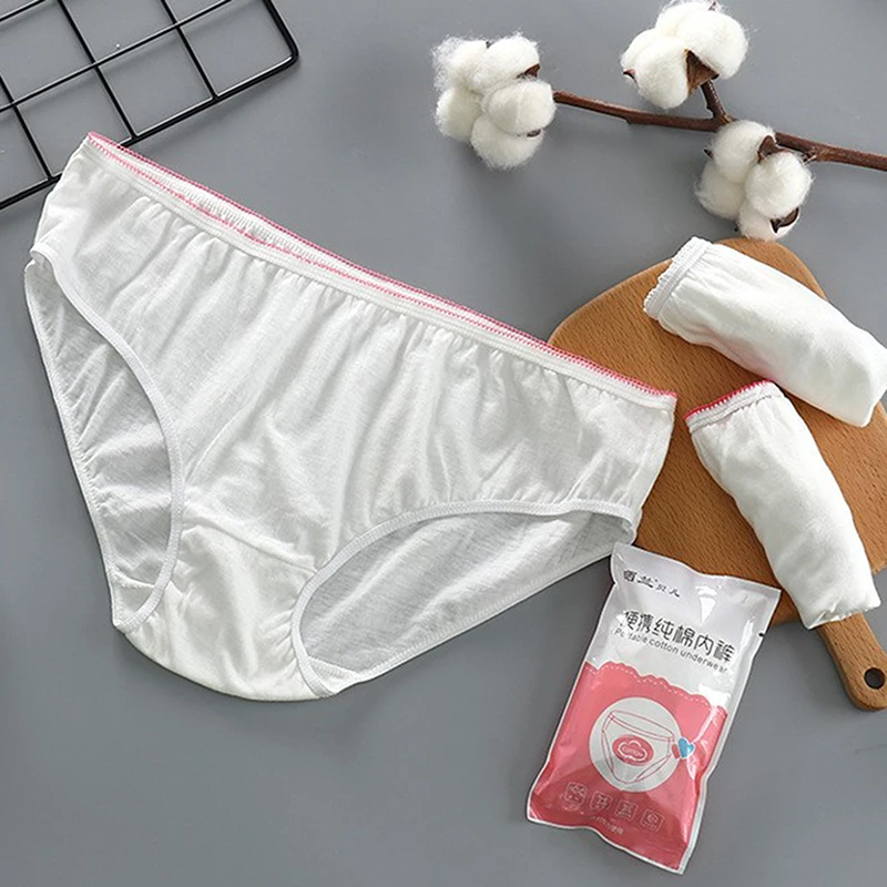 

1 pcs Women Disposable Underwears Outdoor Travel Hotel Sauna For Pregnant Portable Disposable Underwear