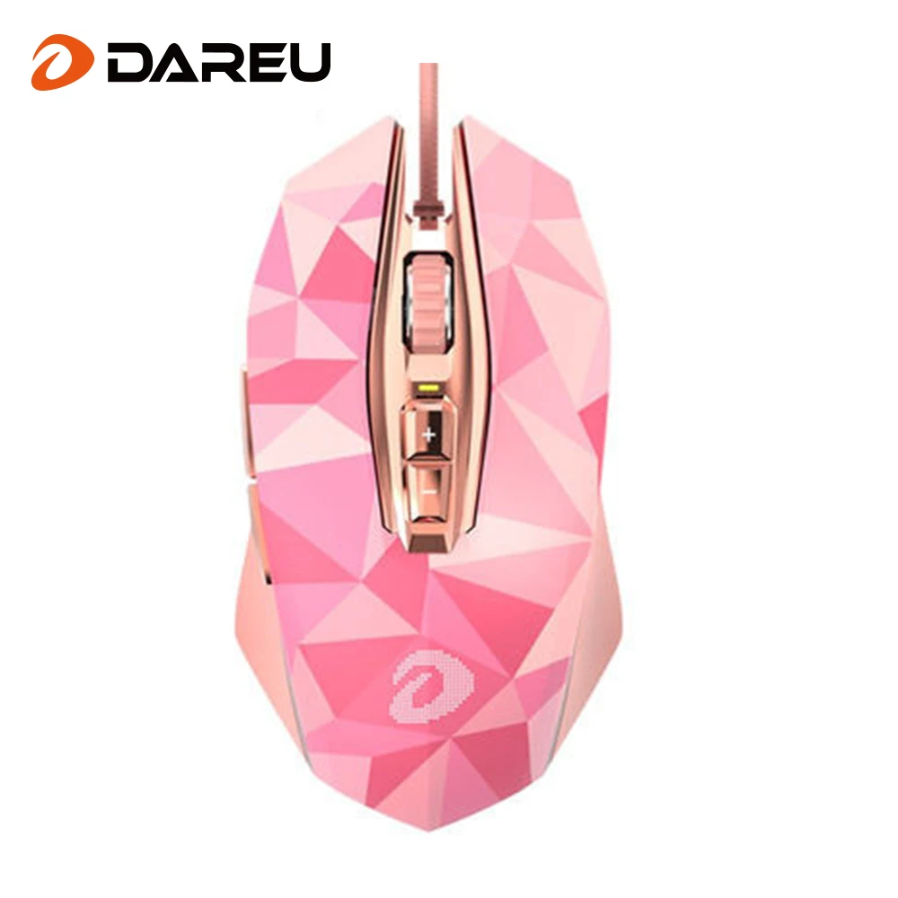 

DAREU Wired Gaming Mouse 12000 DPI Optical Sensor 7 Programmable Buttons 5 Backlight Modes RGB Mice for PC Gamer