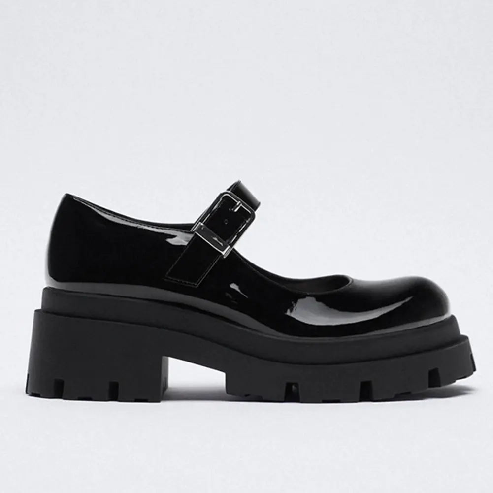 

Женские туфли-лодочки Gnazhee на платформе и массивном каблуке, туфли Мэри Джейн