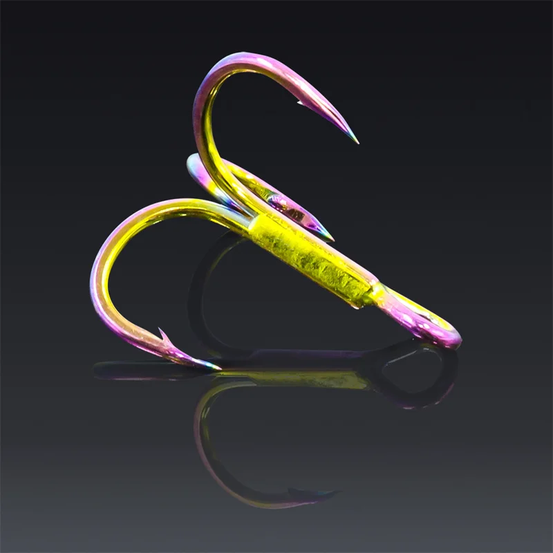 

Luya Bait Three Hooks Color Hook Tools Steel Hook Fishing Hook
