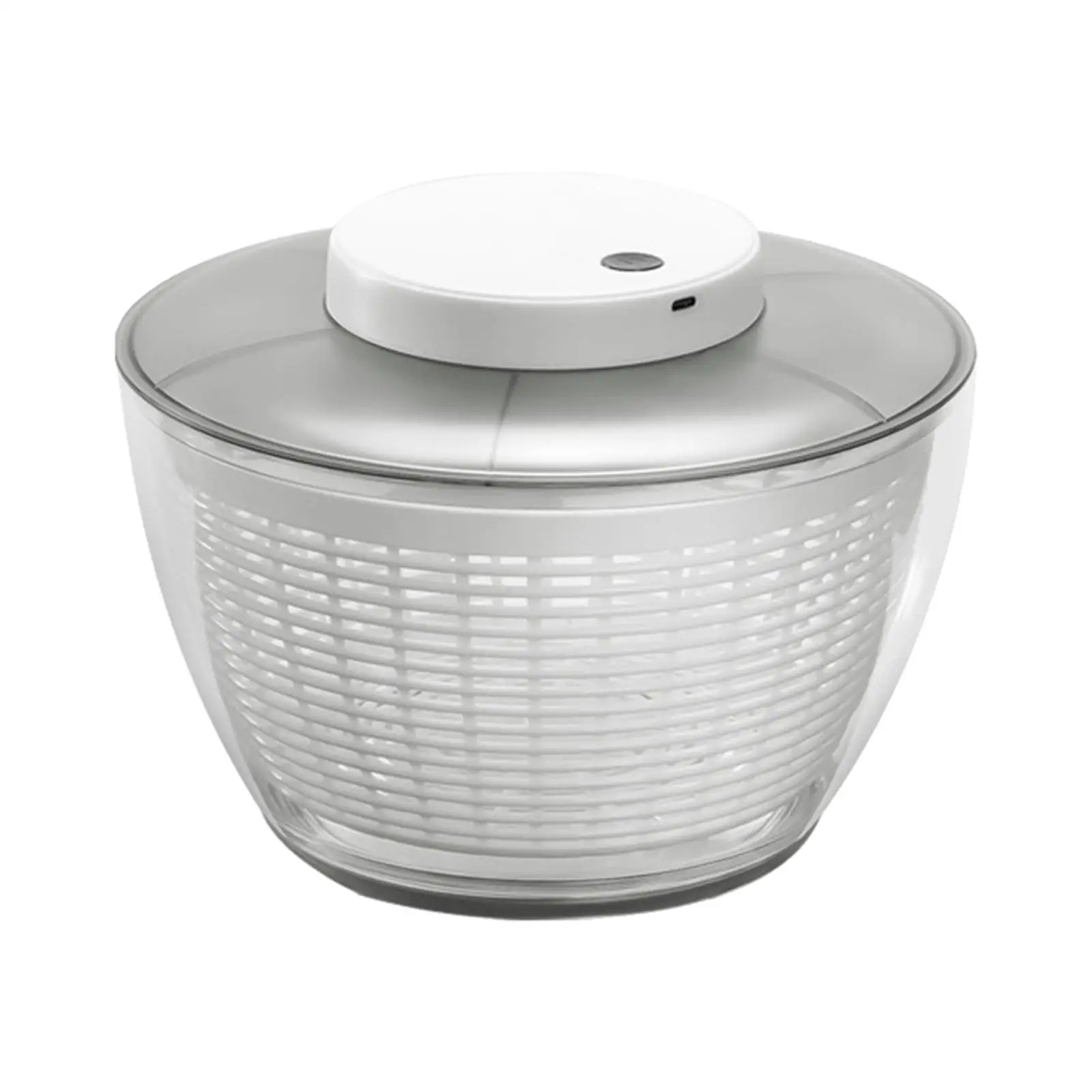 

Automatic Salad Spinner Sifters Home Vegetable Mixer Dryer Basket Kitchen Salad Bowl Colanders 4500ml Lettuce Vegetable Dryer