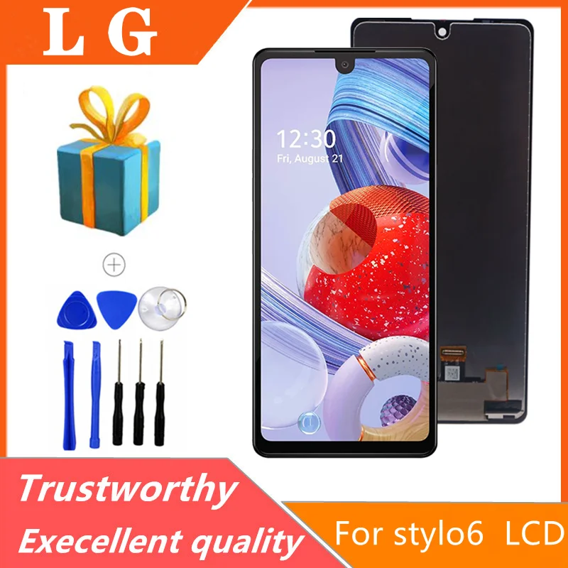 ЖК-дисплей для LG Stylo 6, дисплей для LG LM-Q730TM, сменный ЖК-дисплей для LG Stylo6 LCD