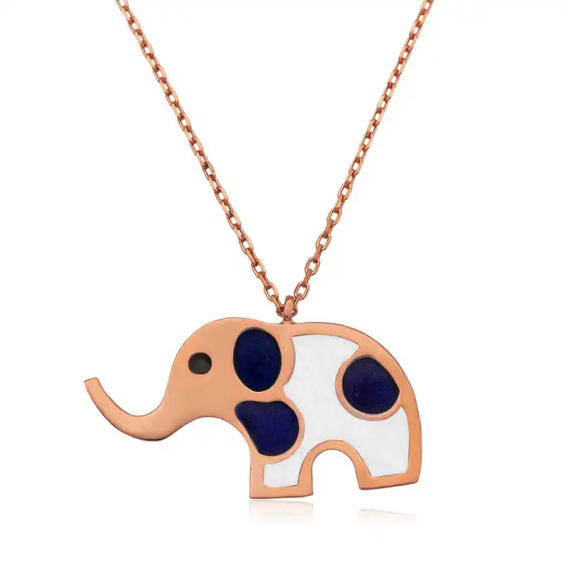 

Silverlina Silver Elephant Lady 'S Necklace