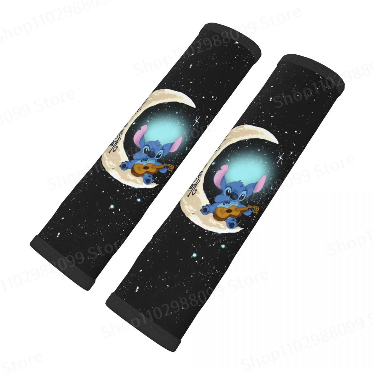 

Blue Dog Cartoon Car Seat Belt Shoulder Guard Pads Covers Protective Sleeve Insurance Belt Shoulder Protection Auto Accessories