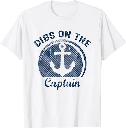 Dibs на капитане забавная футболка для любителей лодок лодке пот 17569