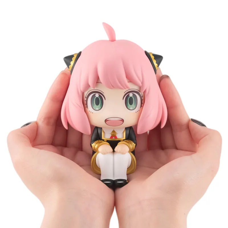 

Hot Anime SPY Family Anya Forger Figure Characters Comics PVC Toy Action Figurine Doll Cute Sitting Arnia Fogh Collectibles Gift