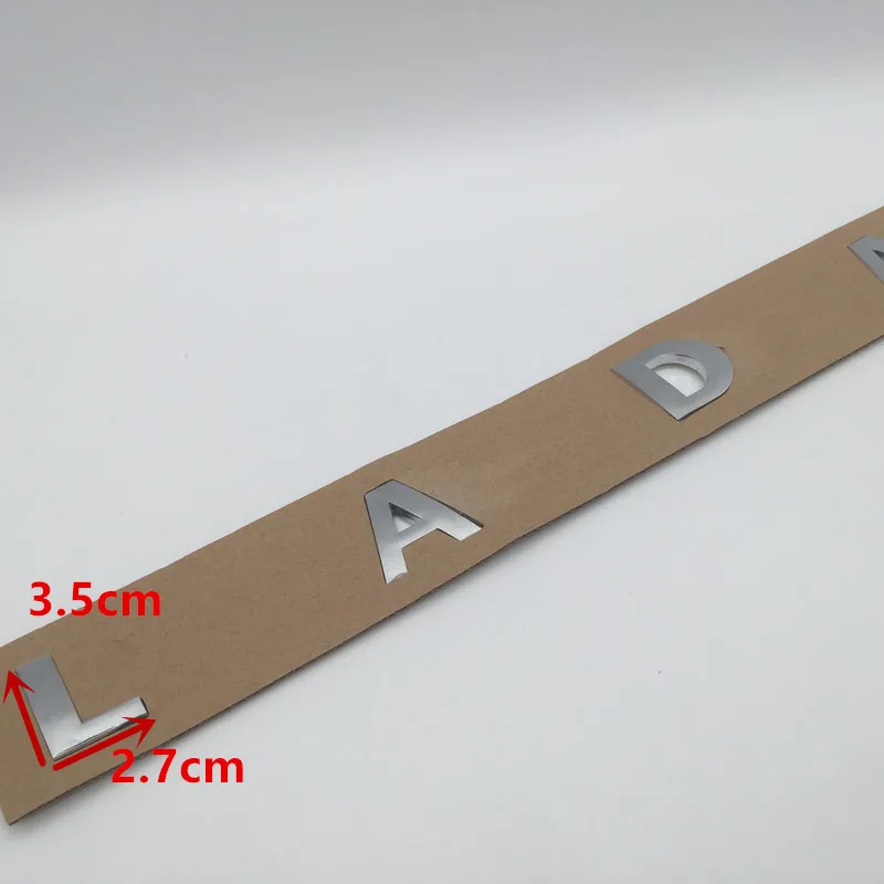 1 шт. 3D ABS приора гранта Веста Автомобильная буква задний хвост Наклейки на