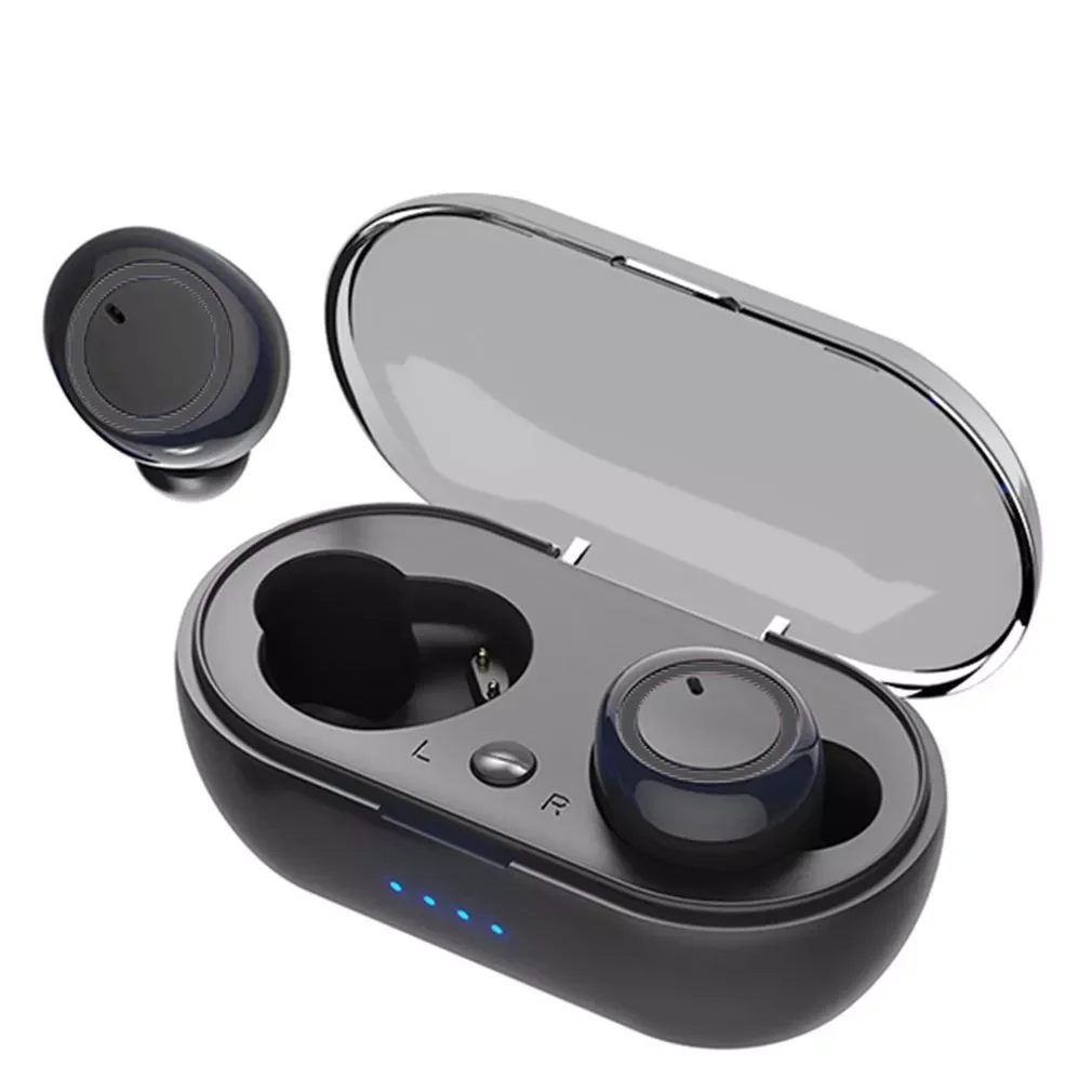 

Y50 Wireless 5.0 Headset Bilateral Stereo In-ear Low-power Sports Headset With Charging Compartment Headset