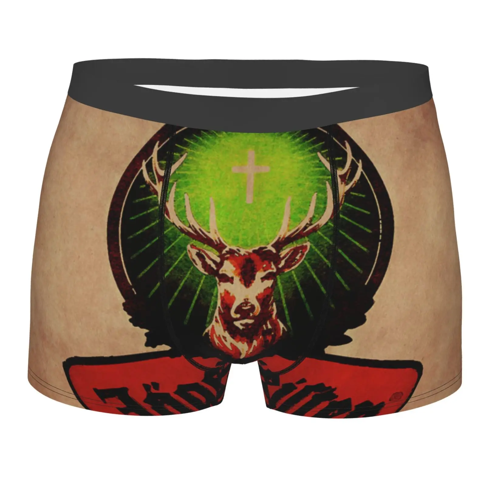 

Jagermeister 916 Men's Panties Men Long U Strap On Mens Underwear Boxer Shorts For Men Mens With Fly Pocket Men Sexy Underwear