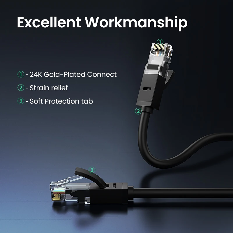 Кабель Ethernet CAT 6 10 м 50 м 100 м UTP сетевой кабель RJ45 патчкорд для ноутбука роутера