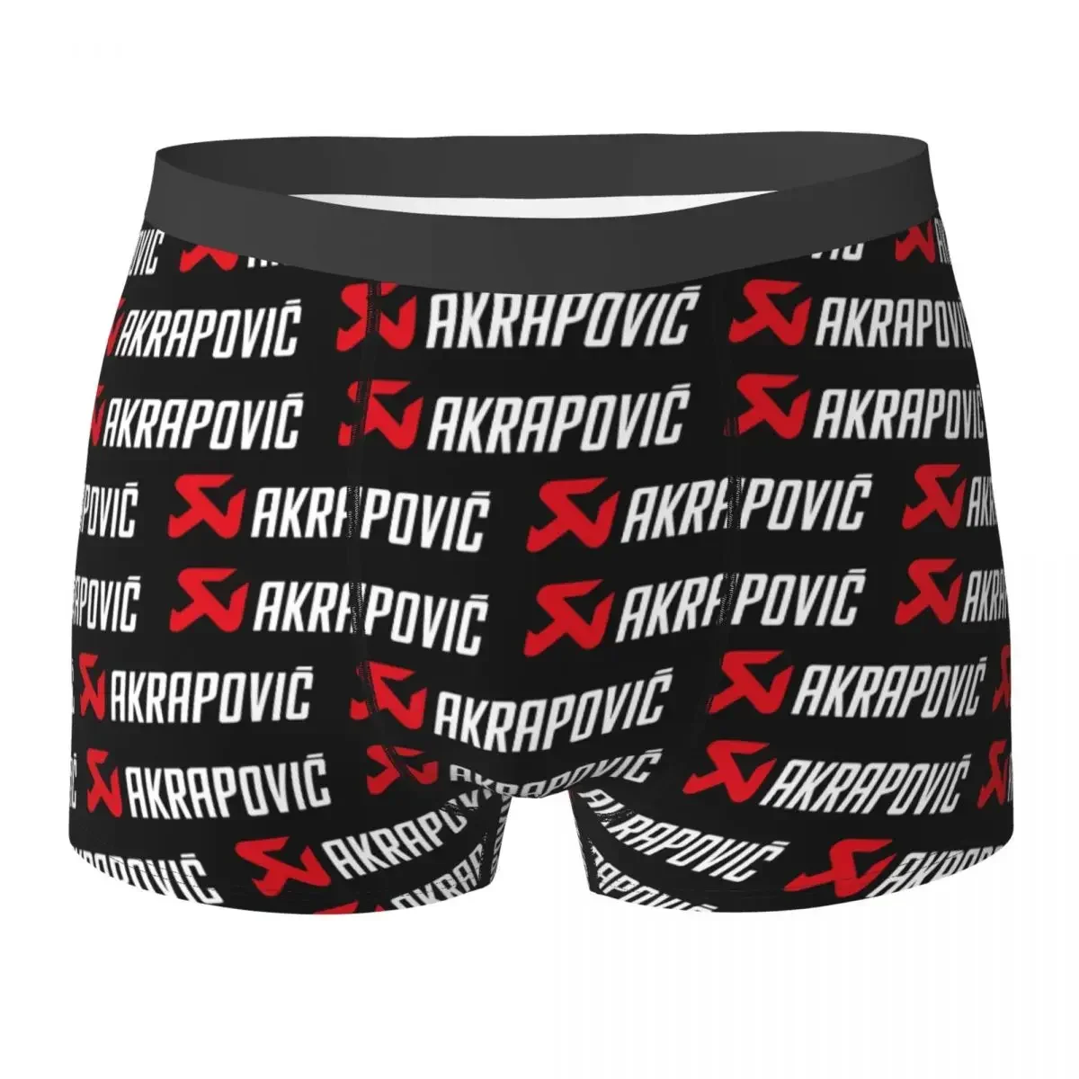 Трусы-боксеры шорты Akrapovics с логотипом AKS выхлопные трусы для мотоцикла (4) мужские