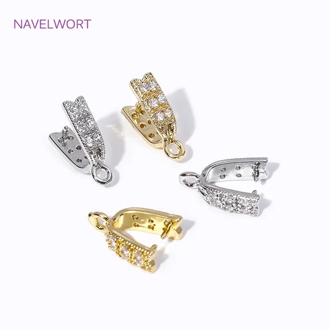 Зажимы для бижутерии NAVELWORT золотые 18к 10 шт