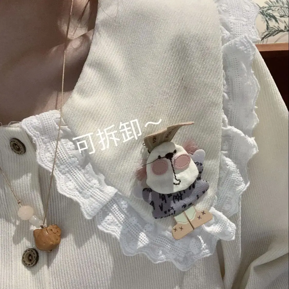 Рубашка с длинными рукавами и кукольным воротником женская рубашка в корейском