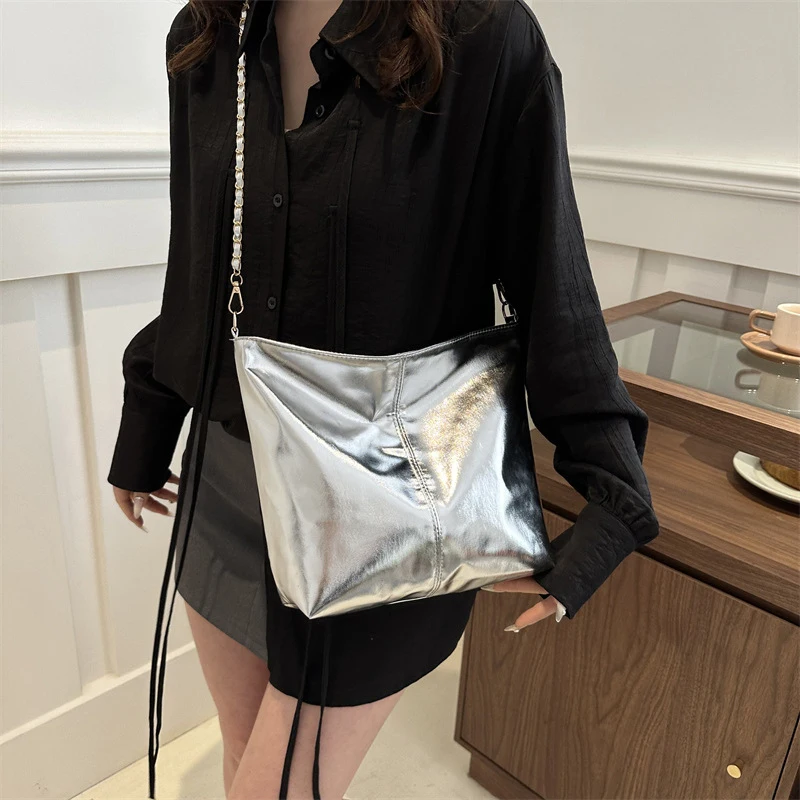 Женская сумка через плечо из искусственной кожи