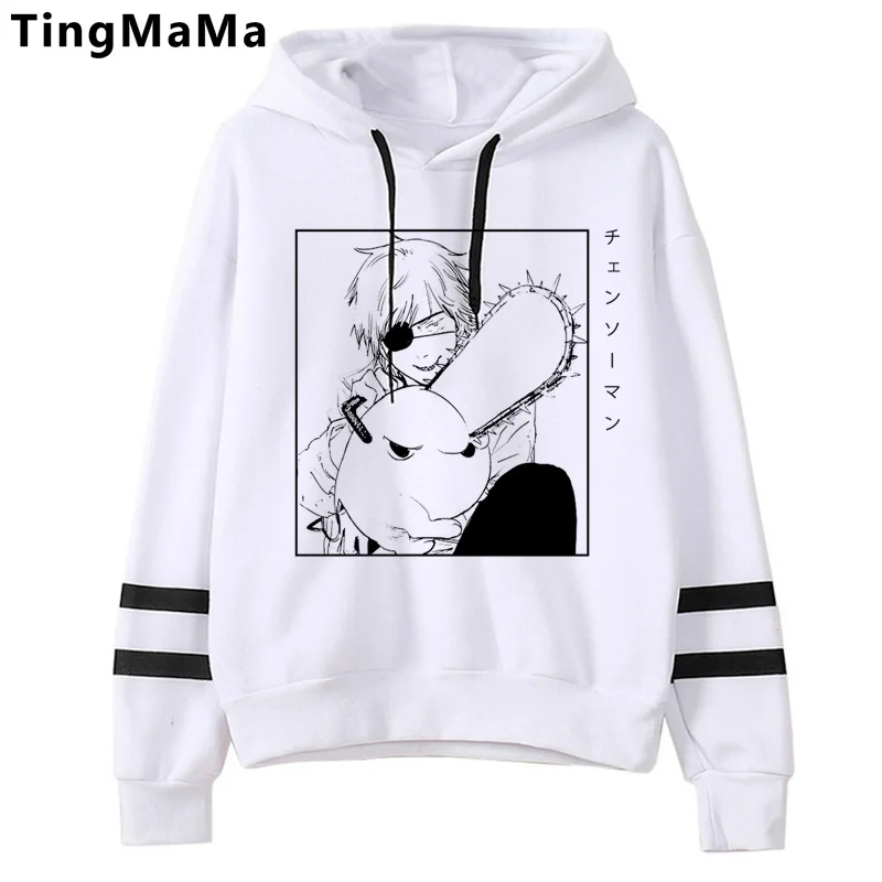 

Makima Chainsaw Man Pochita hoodies men y2k aesthetic printed printed anime male hoody Korea Ulzzang