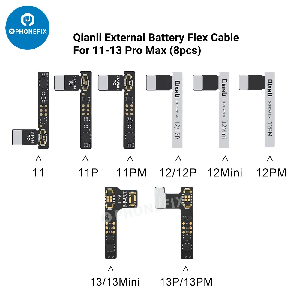 Qianli Battery Flex Cable For iPhone 11 12 13 Pro Max Mini B