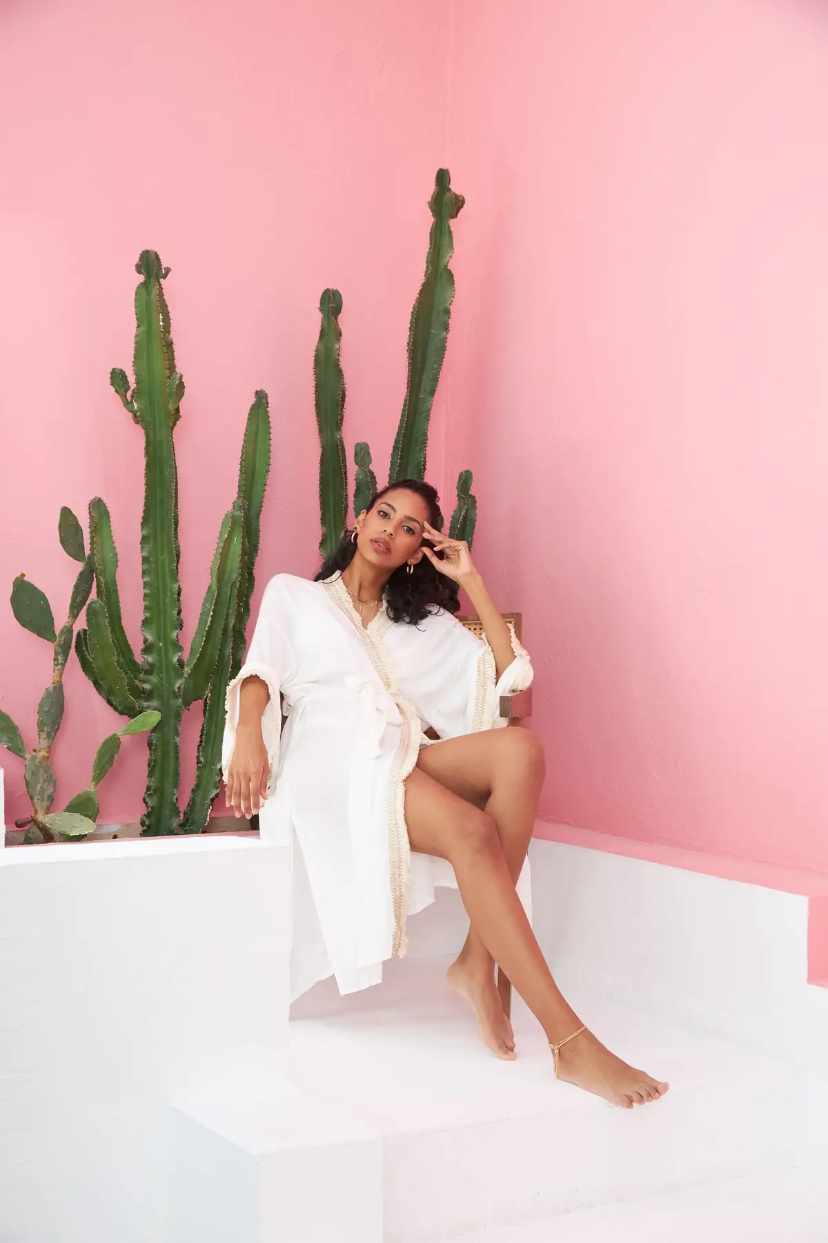 Рисунок 3 - Женское парео Valeria белое хлопковое