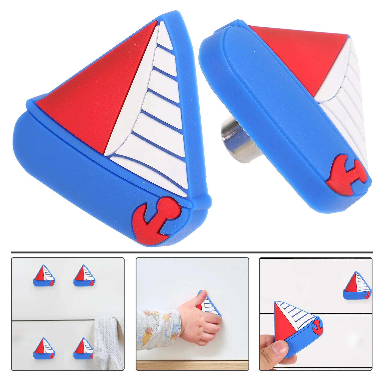 

Life Buoy Plastic Dresser Pulls Furniture Knobs Handle Cabinet Drawer Accessory Replacement