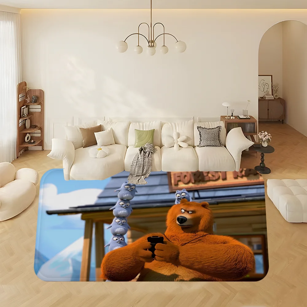 Мягкий наполитный ковер G-Grizzy A-And T-L-Lemmings Style INS для спальни дома стирки устойчивый