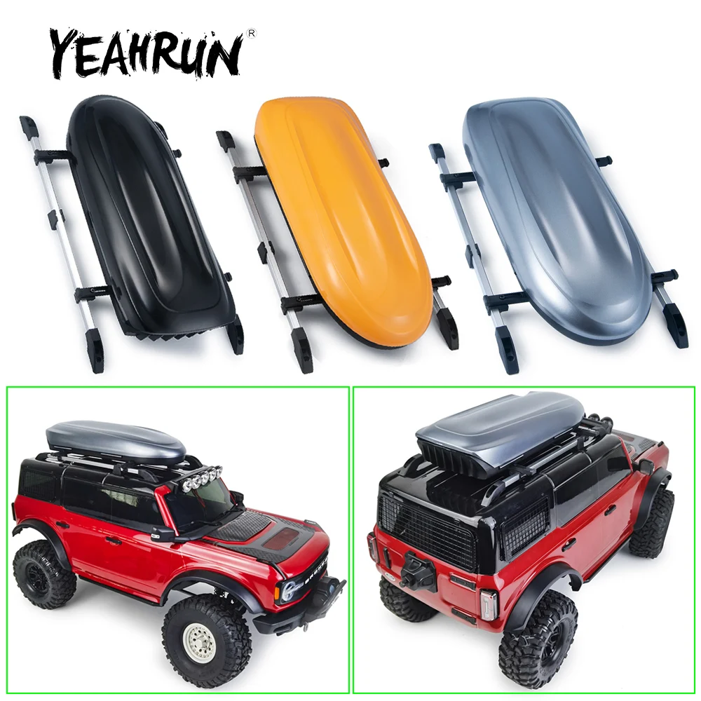

Пластиковая багажная стойка YEAHRUN на крышу с креплением для детской бронзовой детской модели 1/10, детали для украшения гоночного автомобиля на гусеничном ходу