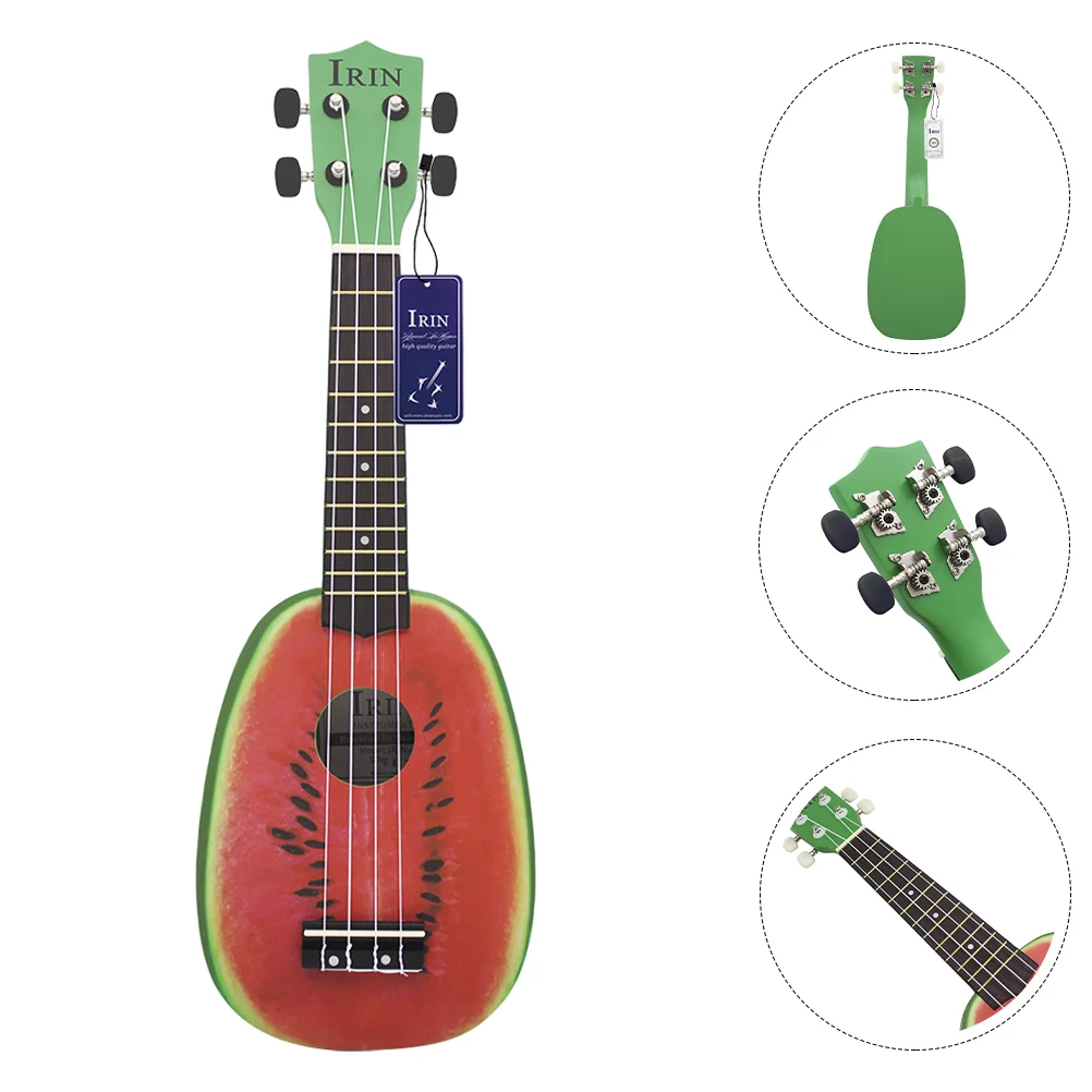 

Ukulelekids Guitar Watermelon Fruit Inch Soprano Ukuleles Guitars Wood Mini Adult Practice Beginners Starter Hawaiiinstrument