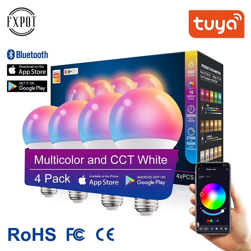 Fxpot Smart Led Light 2022 умная RGB лампа