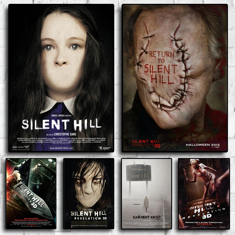 

Silent Hill Classic Horror Movie Quality Print Art Canvas Poster For Living Room Decor Home Wall Picture