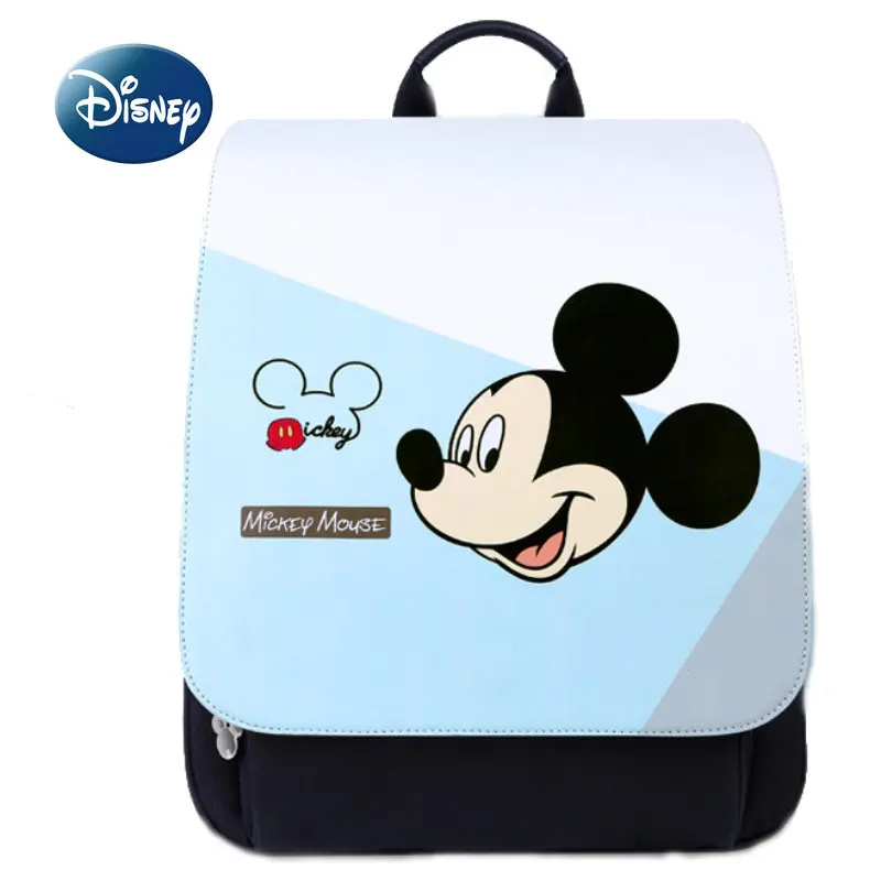 Оригинальный рюкзак для детских подгузников Disney с Микки Маусом, роскошный брендовый модный вместительный ранец для подгузников