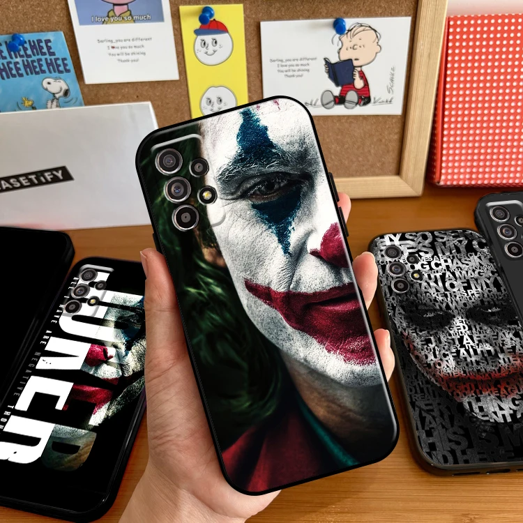 

Clown Bat-man The Joker Phone Case For Samsung Galaxy A11 A12 A21 A21S A22 A30 A31 A32 A50 A51 A52 A70 A71 A72 5G Soft