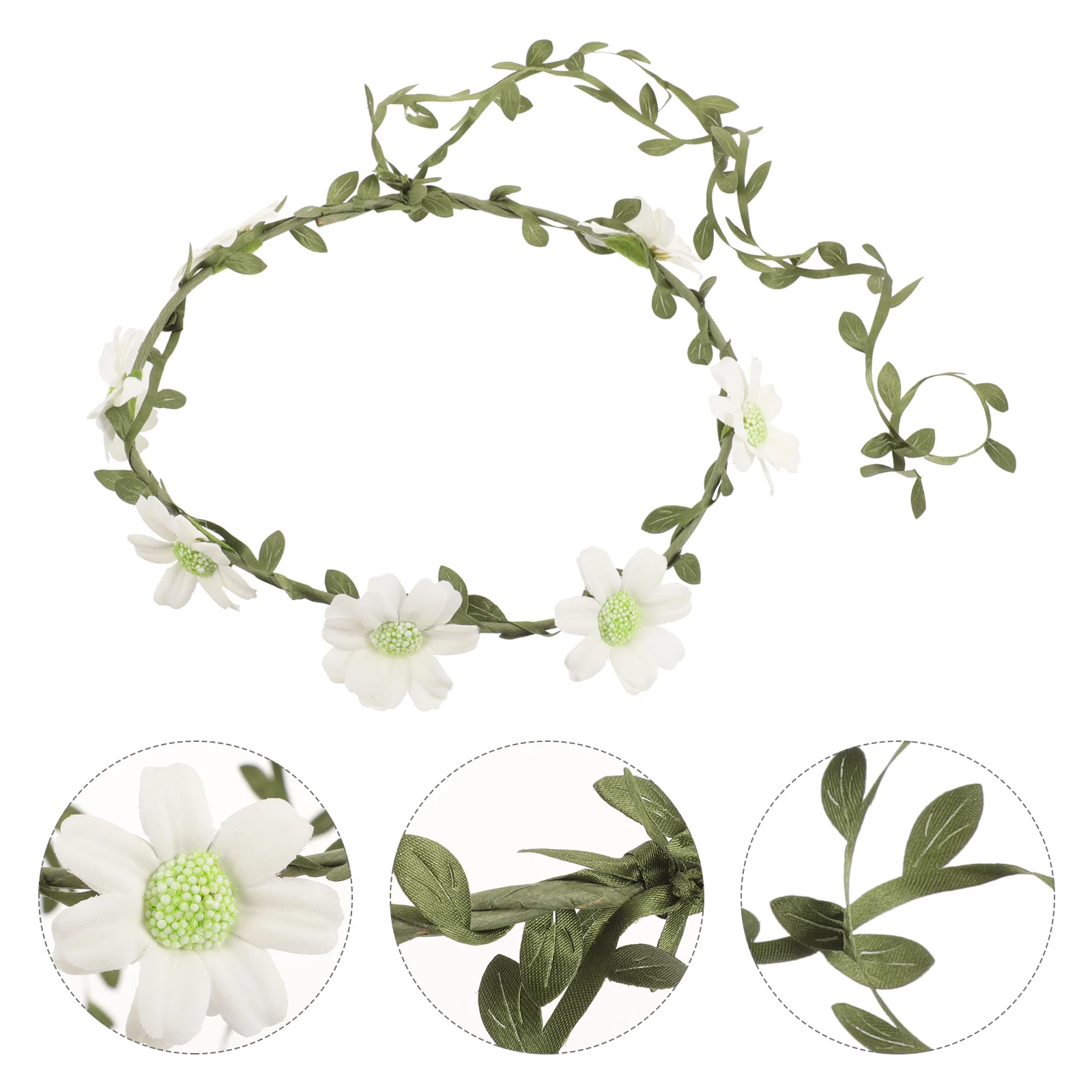 

Little Wrinkled Chrysanthemum Floral Headband Fairy Accessories Women Flower Headbands Hair Flowers