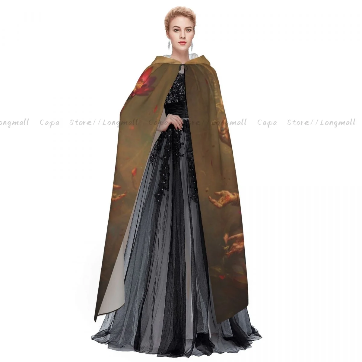 Плащ ведьмы из полиэстера