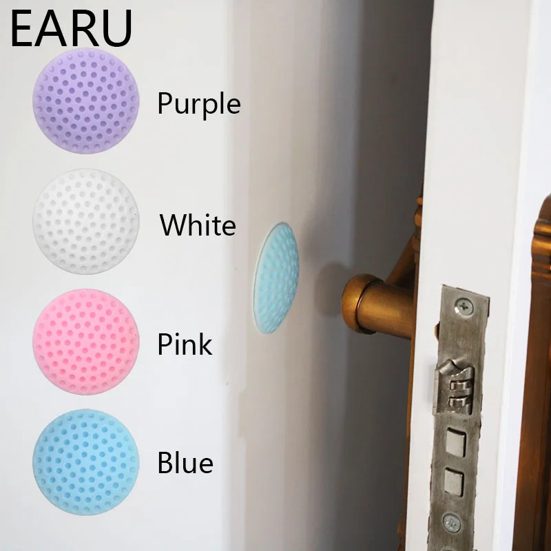

Self Adhesive Rubber Door Buffer Wall Protectors Door Handle Bumpers for Door Stopper Doorstop Anti-collision sticker