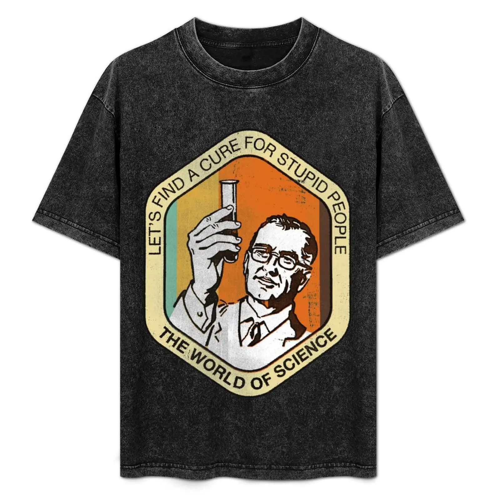 Футболка Lets Find a Cure for Stupid People хлопок