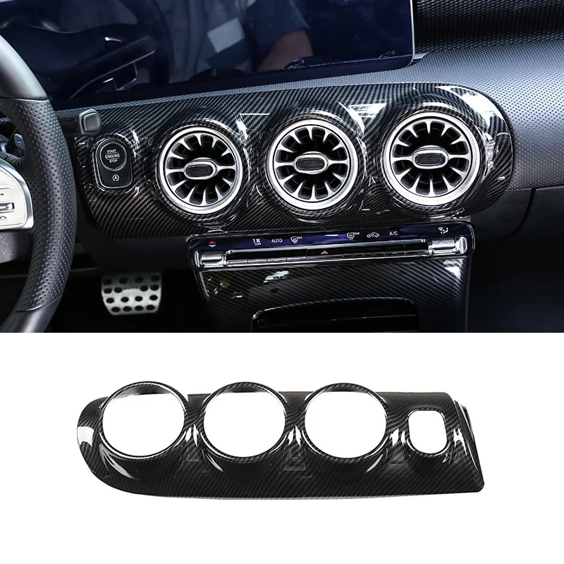 

For Mercedes-Benz A CLA Class 19-20 Car Interior Front Center Console Air Condition A/C Vent Outlet Panel Trim