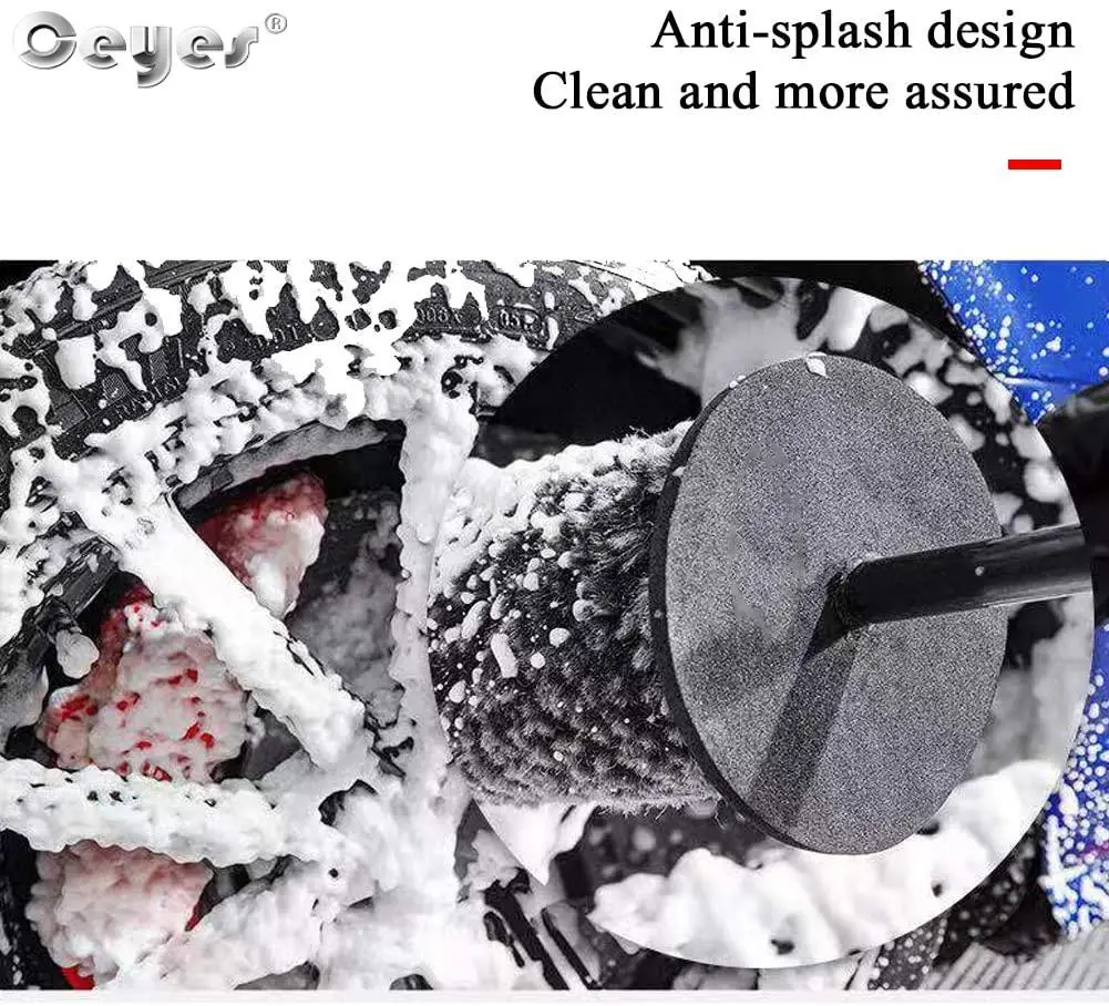 Щетка Для Колес Автомобиля Из Микрофибры Премиум-класса Нескользящая Ручка