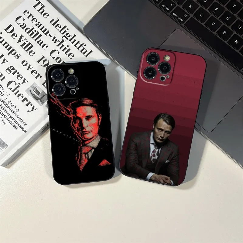 Graham Hannibal Mads Mikkelsen Phone Case FOR IPhone 14 13 11 12 Pro 8 7 Plus X 13 Pro MAX XR XS MINI SE 2020 Black Covers