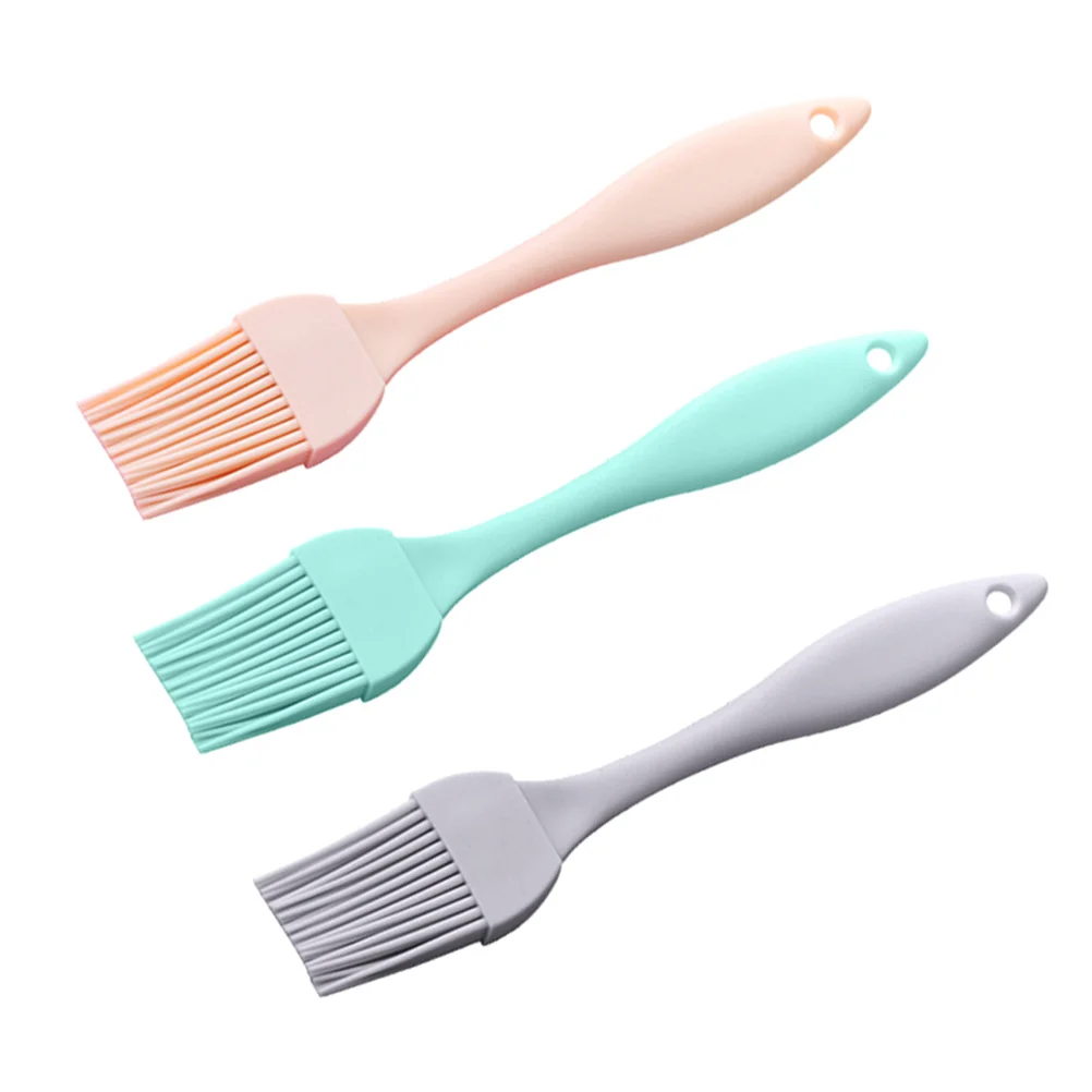 

6pcs Baking Oil Brushes Barbecue Brush Heat Resistant Brushes Silicone Brushes