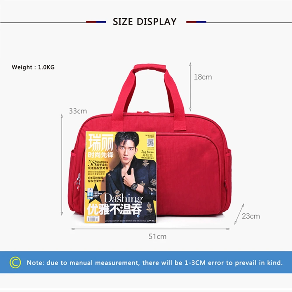 TEGAOTE luggage bag for Women Outdoor activity Travel Nylon Waterproof Fashion Large Capacity Men Trip laptop bag hand Unisex