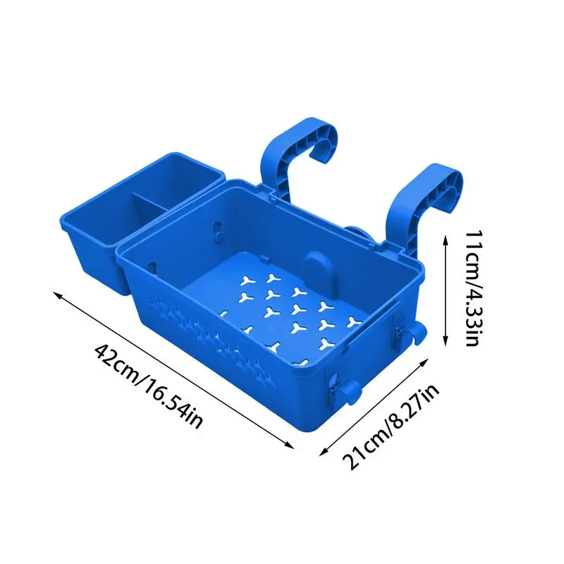 Корзина для хранения в бассейне полотенец и напитков
