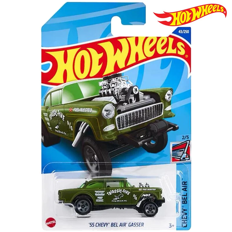

Лидер продаж, автомобильная серия CHEVY BEL AIR 55 CHEVY BEL AIR gассер 1/64, Коллекционная модель коллекционной игрушечной машины