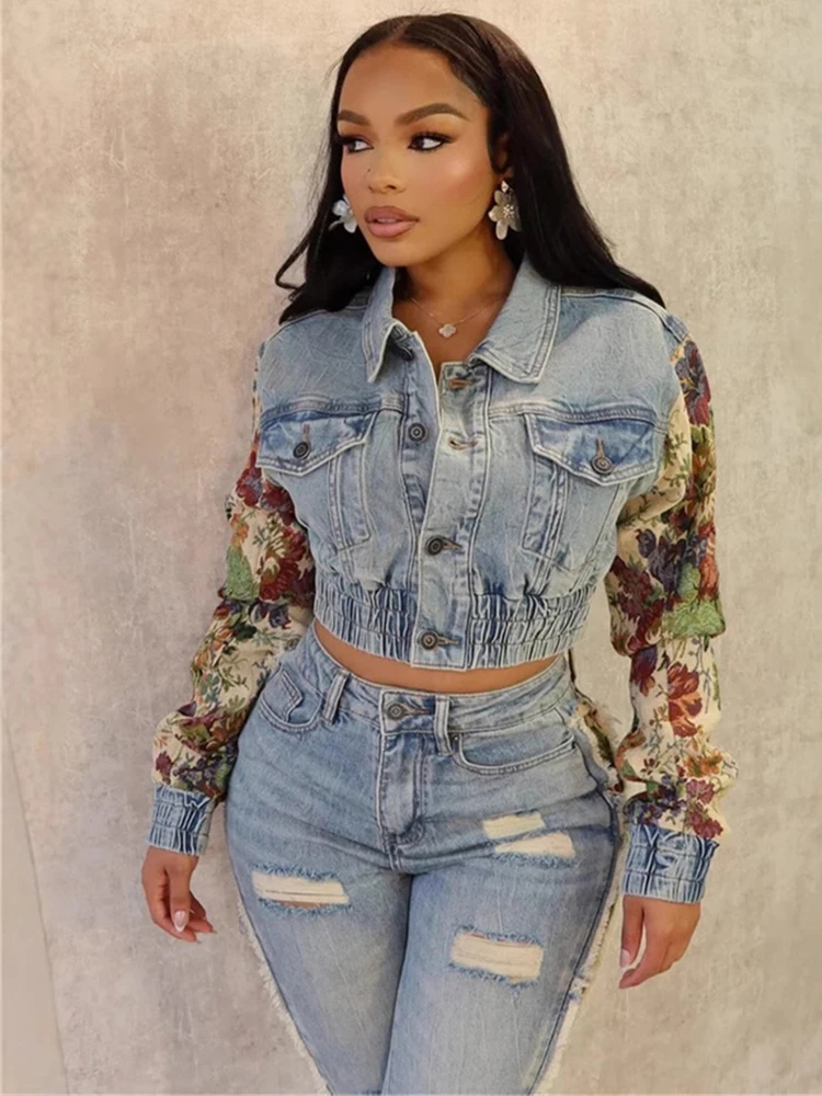 Джинсовый комплект из 2 предметов с камуфляжным принтом Weird Puss женский кардиган