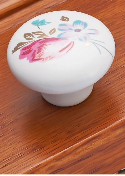 Ceramic Small Handle Modern Simple Single Hole Drawer Wardrobe Door Children's Room Cabinet Panel |