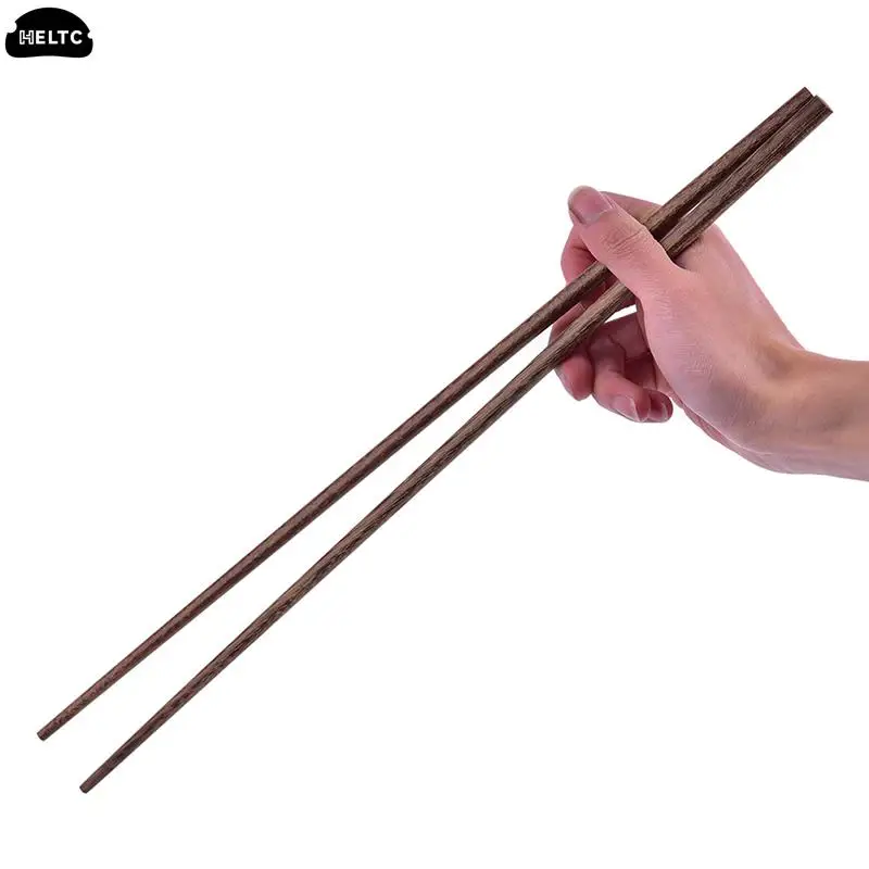 2Colors 42cm Length Long Size Deep Fry Kitchen Tools Noodle Chopsticks Food Sticks Chinese Style Lengthen Hot Pot Wooden Cooking