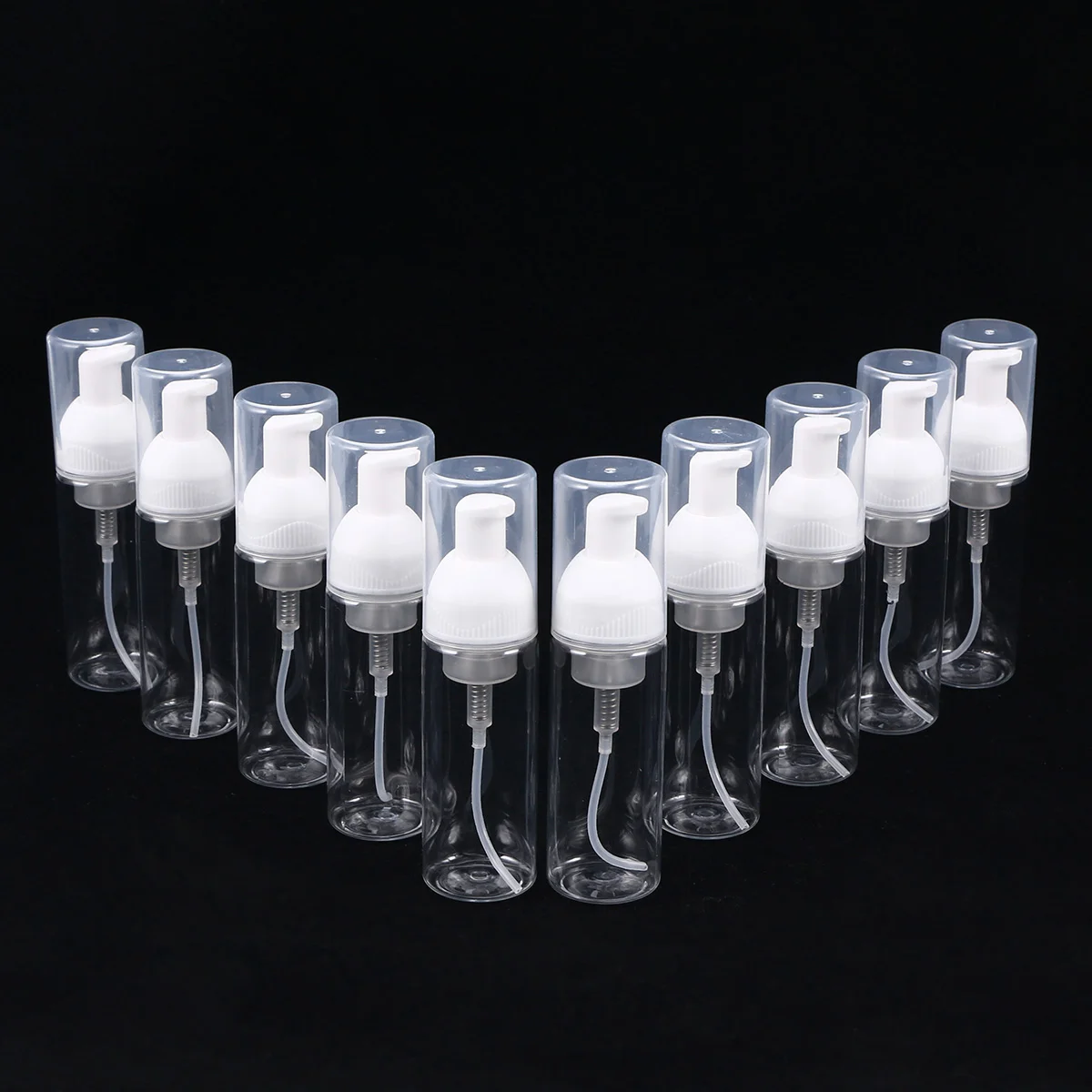 

10Pcs Pump Bottles Refillable 50ml/ 1 7oz Foaming Pump Dispenser Foaming Bottles for Cleaning, Travel, Shampoo