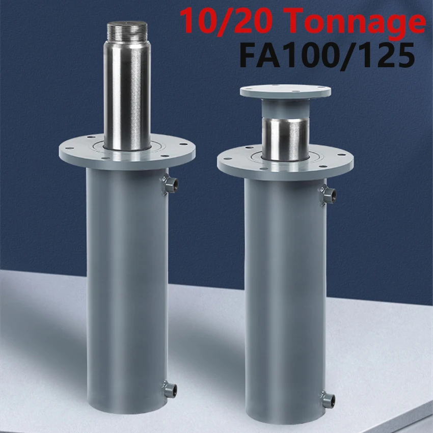 

FA100/125 10/20 Tonnage Upper Flange Hydraulic Cylinder Two-way Telescopic Lifting Oil Top Bidirectional Hydraulic Oil Cylinder