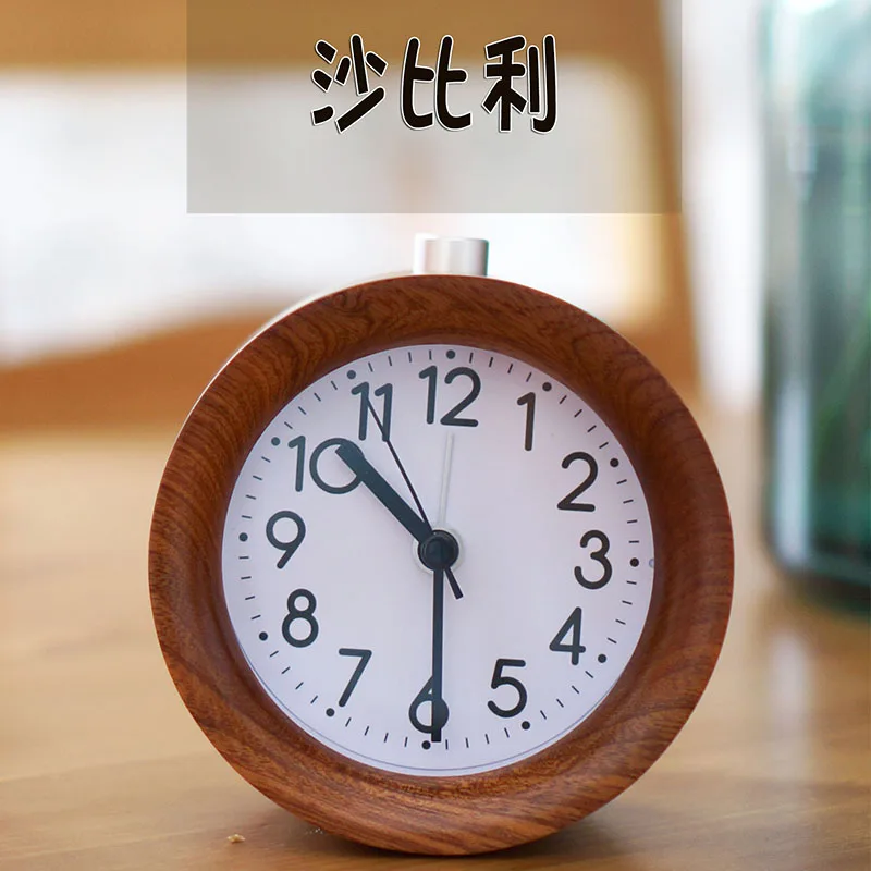 

Bedroom Bedside Night Light Electronic Alarm Clock Wooden Kids Desk Luminous Wooden Cube Alarm Clock Unique Alarm Clocks II50NZ