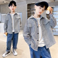 boys babys blouse coat jacket outwear 2022 fashion spring autumn overcoat top party high quality childrens clothing
