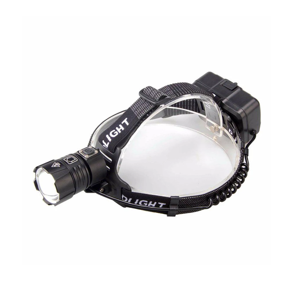 

Aluminium Alloy ABS Headlamp Portable 90 Degree Adjustable 3 Gear Zoomable Replacement Anodized USB Interface Headlight