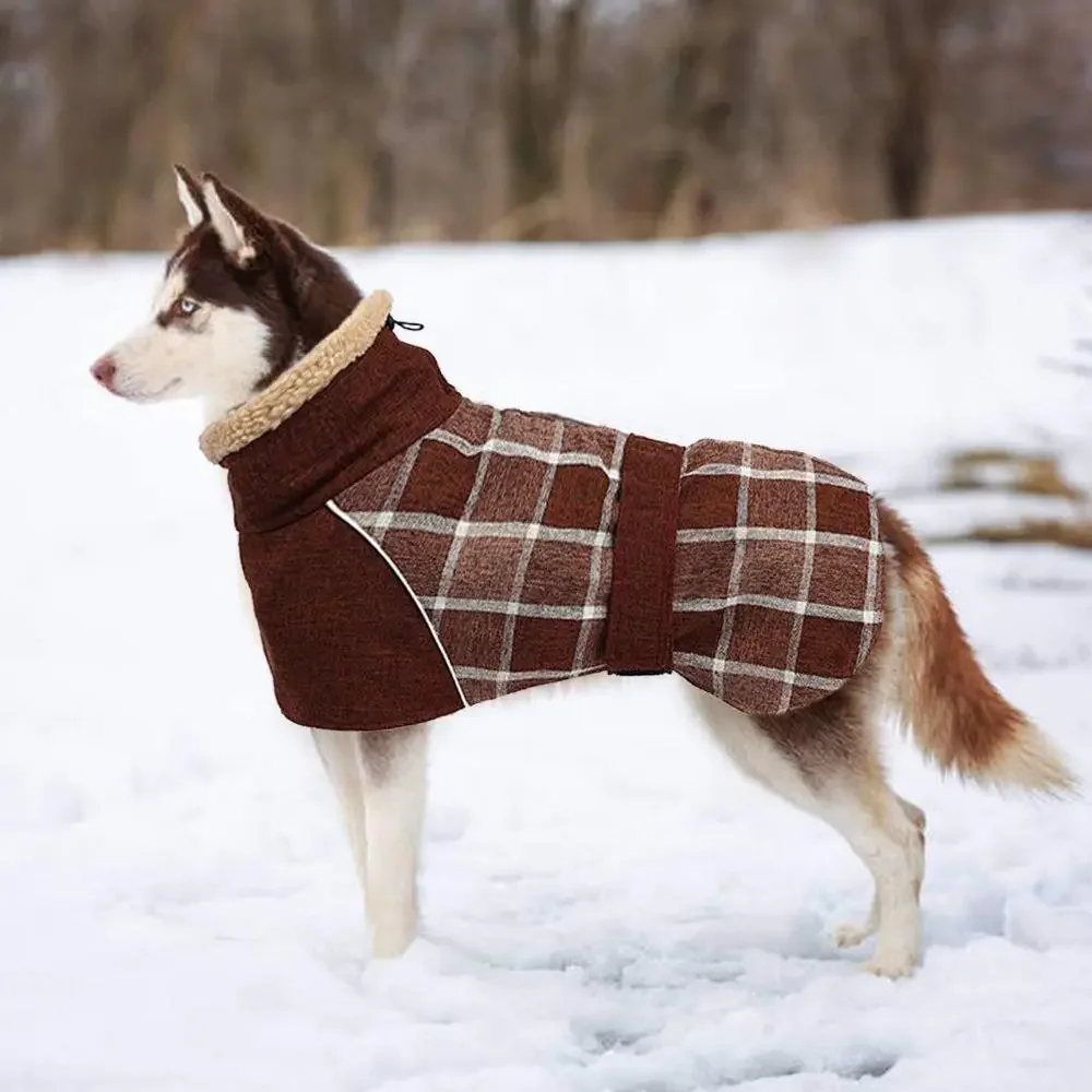 

ZOOBERS Dog Winter Coats Waterproof Windproof Warm Pet Clothes Puppies Jacket Reflective Vest for Small Medium Large Dogs