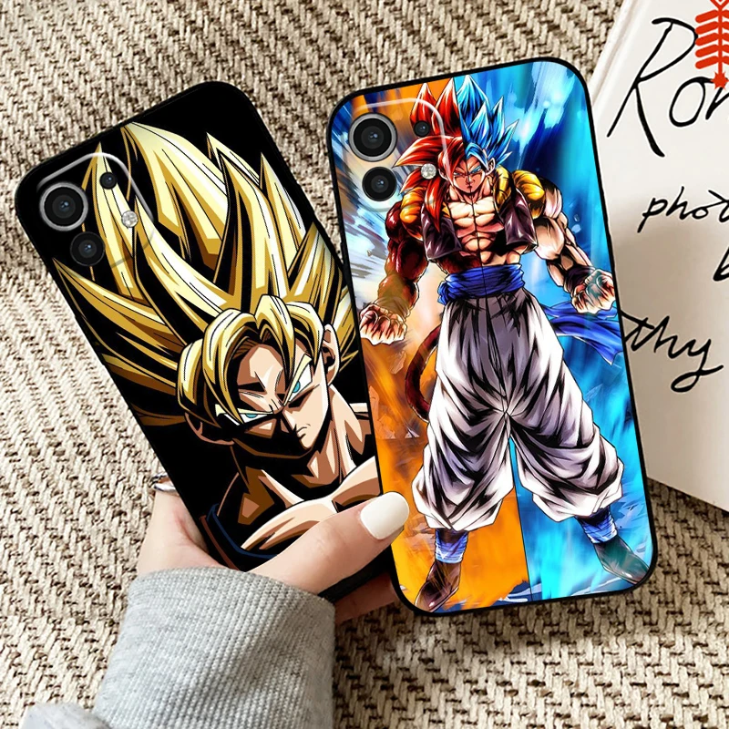 

Japan Anime Dragon Ball Goku Phone Case For Xiaomi Mi 11 Mi 11 Lite For Xiaomi 11 Lite 5G Case Coque Liquid Silicon Carcasa